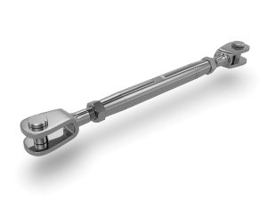 Fork-Fork metric closed body rigging screw (111-)