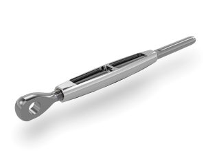 Eye-Wireterminal open chromed bronzebody CS-Dy (173-)