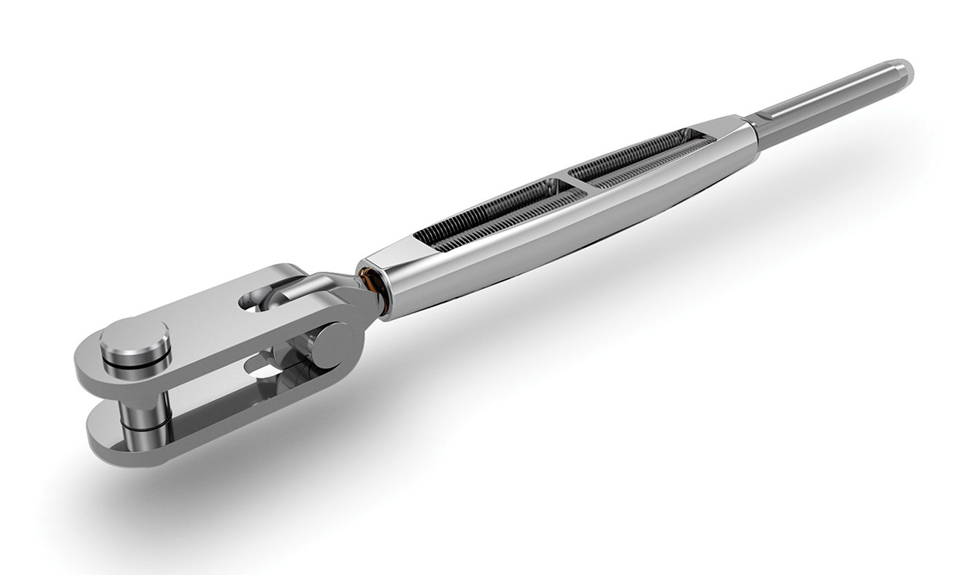 Toggle- Wireterminal open Chromed Bronzebody (182-)