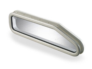 92-series fixed portlights assymetric shape with plastic inner frame
